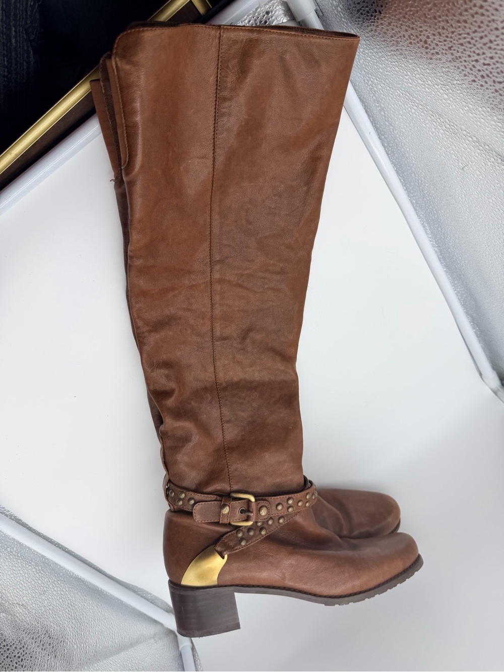 Stuart Weitzman Yeeha Boot Brown Size 7.5